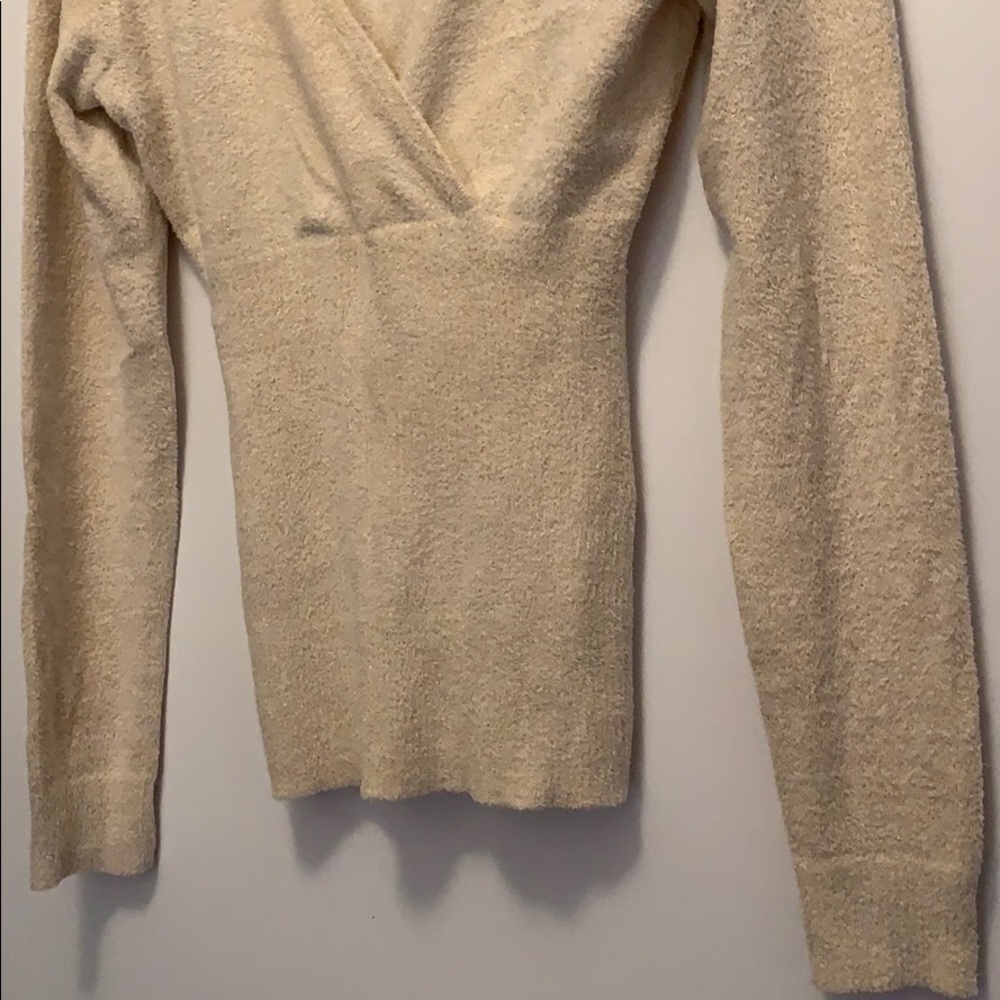 Cache Metallic Sweater Size Medium - image 3